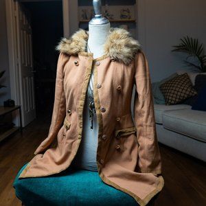 Gwiyomi | Faux Fur Frock Jacket